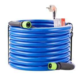 VEVOR 50ft Heated Water Hose for RV, Heated Drinking Water Hose Antifreeze to -45°F, Automatic Self-regulating, 5/8" I.D. with 3/4" GHT Adapter