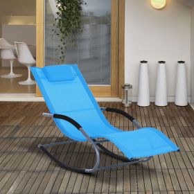 Pool Lounger (Option: Blue-1030x530x60 mm)