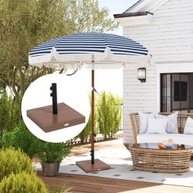 Patio Umbrella Base (Option: Coffee-530x480x100 mm)
